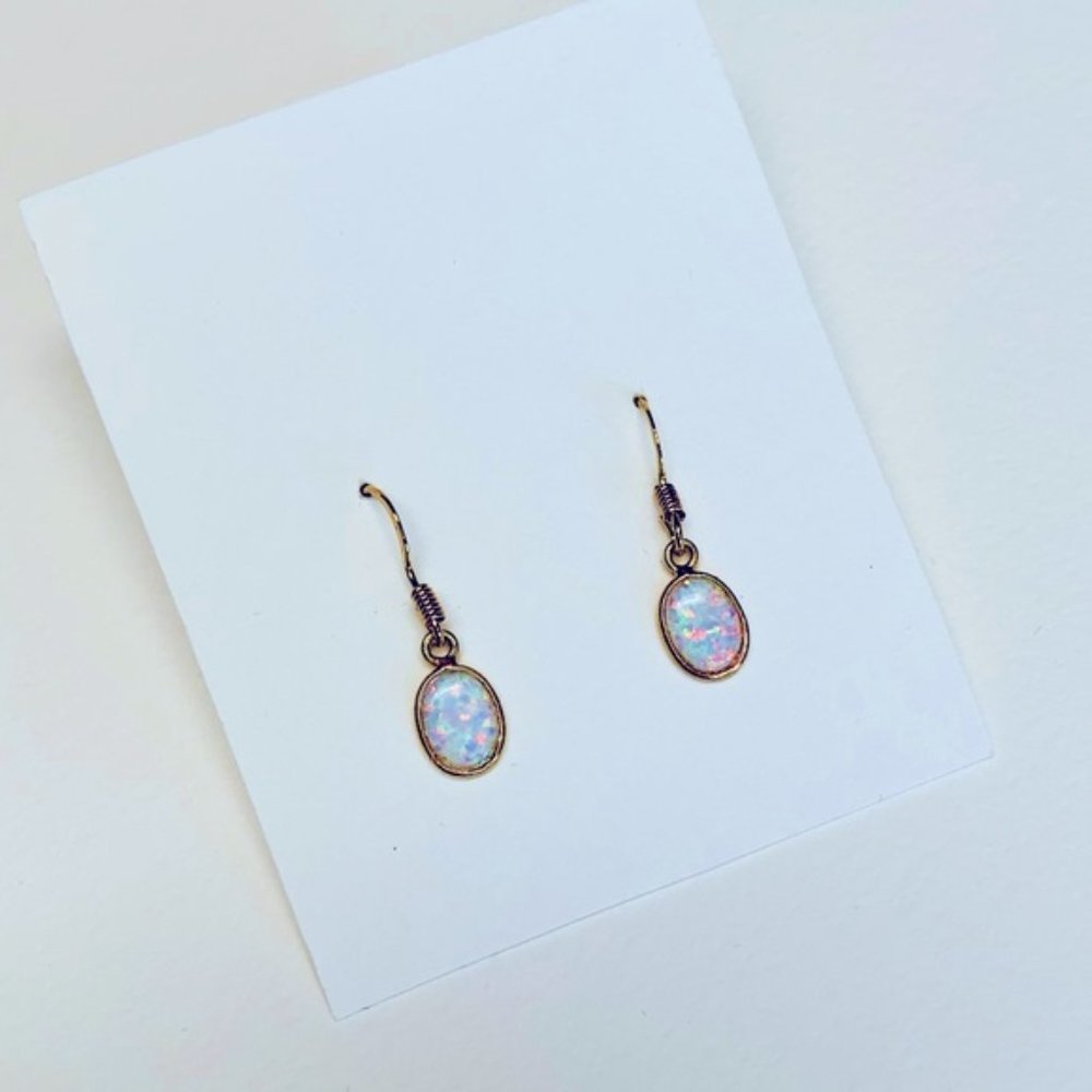 Opal Drop Earrings